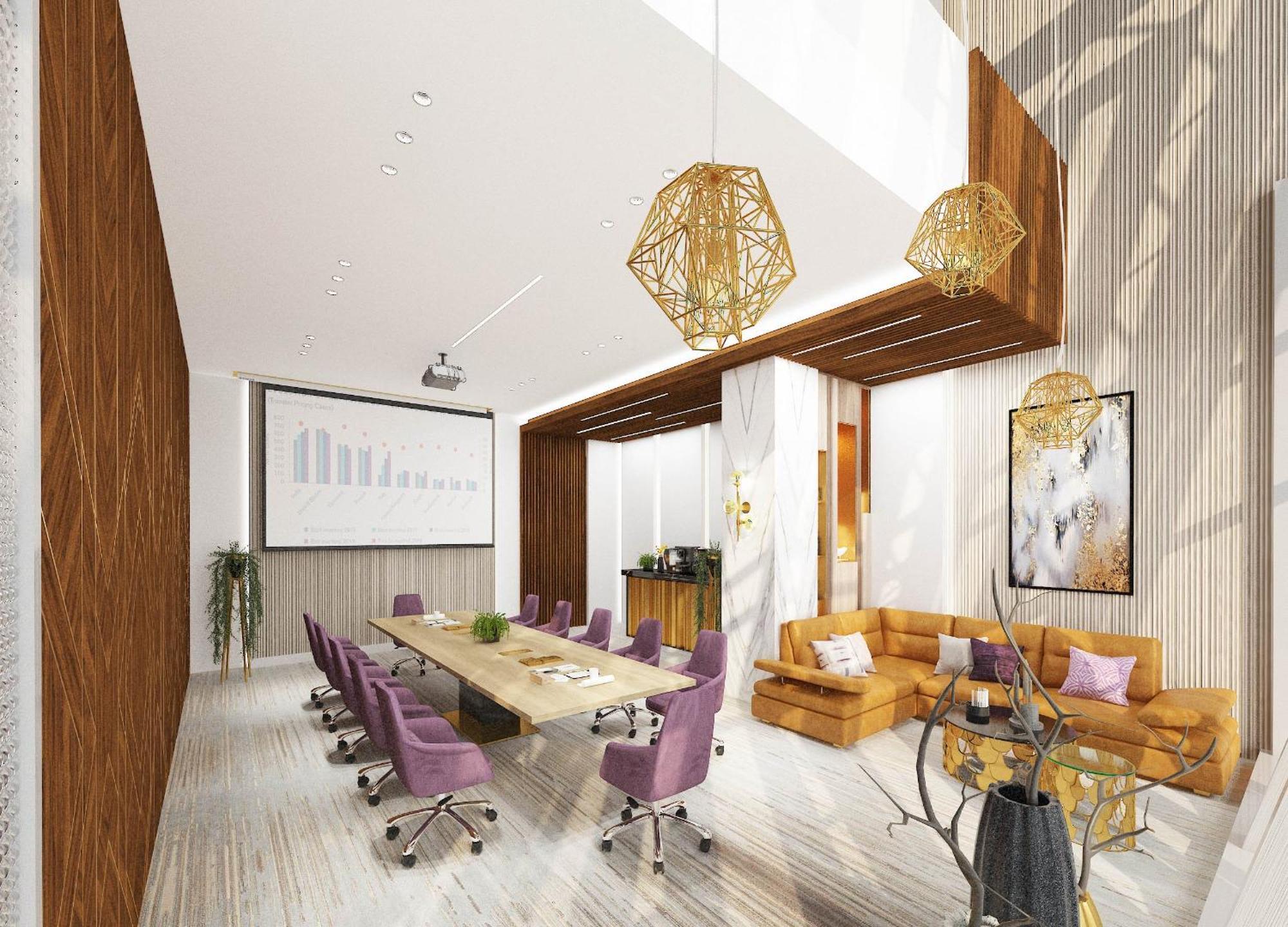 Velero Hotel Doha Lusail Extérieur photo 3D rendering of a meeting room